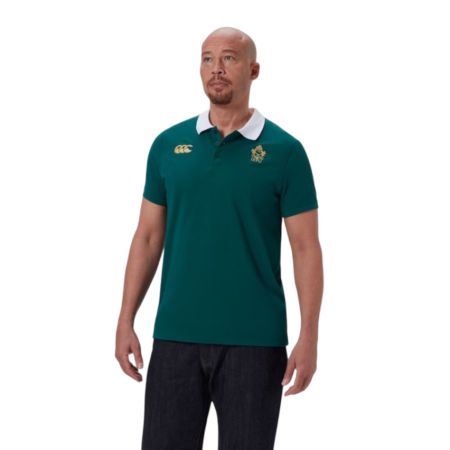 Ireland Rugby Polo 150th Anniversary Green - Canterbury