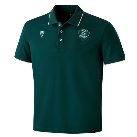 Men’s Section Paloise Short-Sleeve Rugby Polo Macron Green

