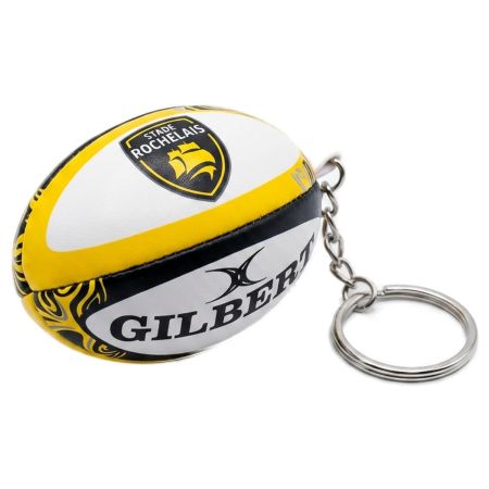 La Rochelle Stade Rochelais Gilbert rugby keychain foam ball