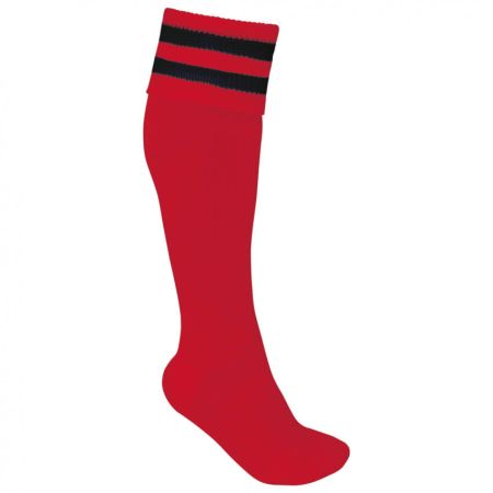Rugby Socks Red/Black Stripe - ProAct