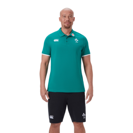 Ireland Green/White Rugby Polo - Canterbury