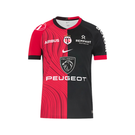 Stade Toulousain children's rugby shirt collector 2024 Nike white background front