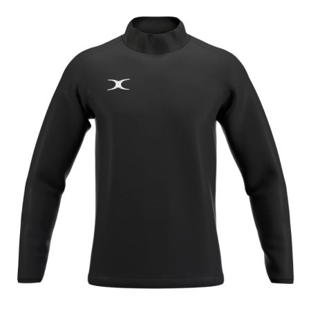 Gilbert Atom Black Children's Rugby Warm-up Jacket