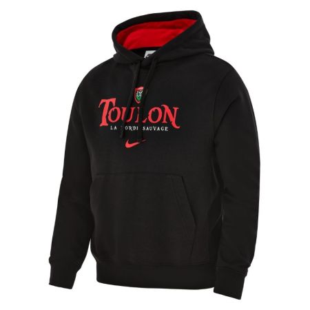RC Toulon Nike black red hoodie Horde Sauvage print