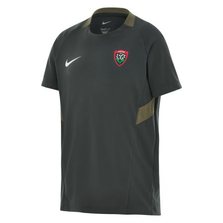 RC Toulon children's training jersey Nike anthracite with khaki panels front view