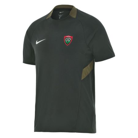 RC Toulon Nike training jersey green khaki collar front view