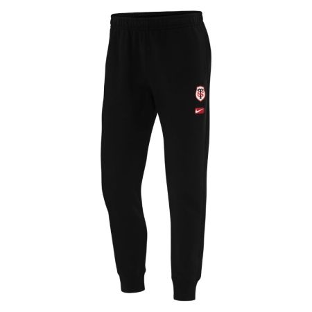 Stade Toulousain Nike black joggers men embroidered crest left thigh