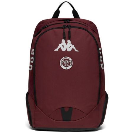 Kappa Abeck UBB rugby backpack burgundy front view
