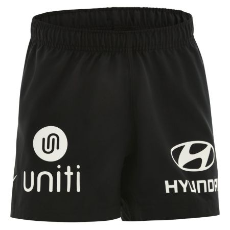 RC Toulon Nike children's black short embroidered crest left leg