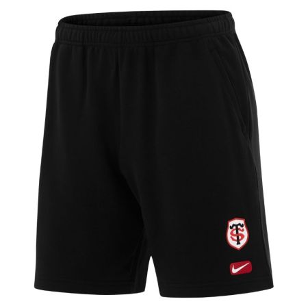 Nike Stade Toulousain shorts black with red embroidered crest