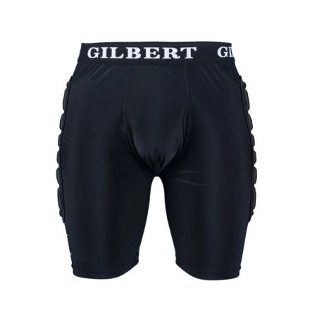 Gilbert XP25 Black Rugby Protection Short