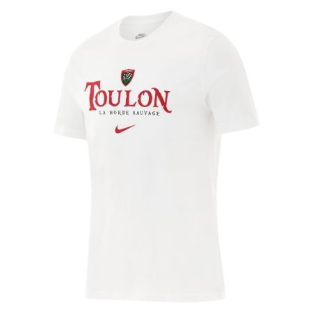RC Toulon Nike Graphic t-shirt white red front view men