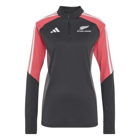 Black Ferns adidas women's rugby training top carbon
