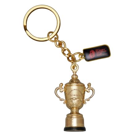 Webb Ellis Trophy 3D replica keychain Rugby World Cup 2027