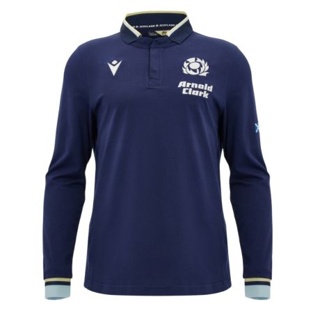Scotland rugby home jersey long sleeves cotton 2026/27