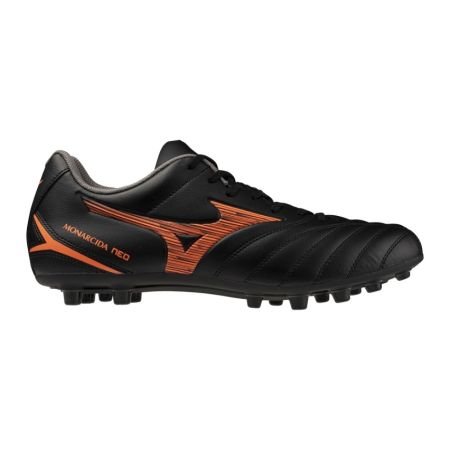 Mizuno Monarcida Neo III FG rugby boot black orange sole
