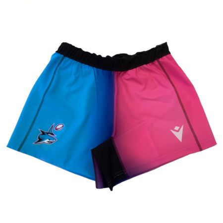 Miami Sharks Official Rugby Shorts - Macron
