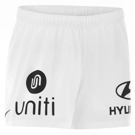 White RC Toulon away rugby shorts Nike 2026-27 front view