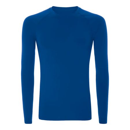 Sous Maillot Thermique Rugby Enfant Manches Longues Bleu - Boutique-Rugby.Com