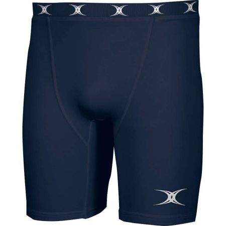 Kids Rugby Baselayer Shorts Atomic X II Navy - Gilbert