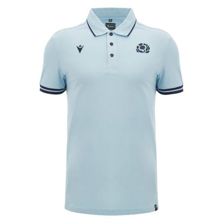 Scotland Rugby Polo Macron Piqué Short Sleeves 2026/2027