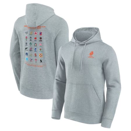 Grey hoodie sweatshirt rugby World Cup Australia 2027