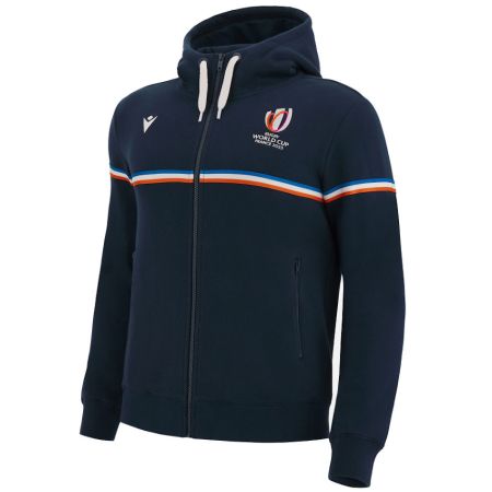 Rugby Zipped Hoodie France Rugby World Cup 2023 - Macron
