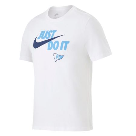 White Nike Aviron Bayonnais t-shirt Sky White logo front