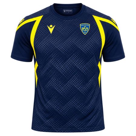 ASM Clermont Rugby Training T-shirt 2026-2027 Macron Navy Blue