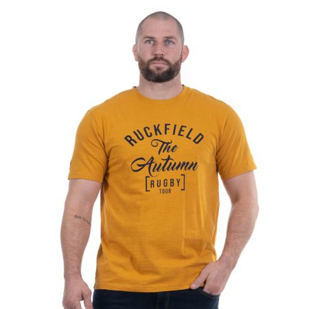 Rugby Autumn Tour Mustard T-Shirt - Ruckfield