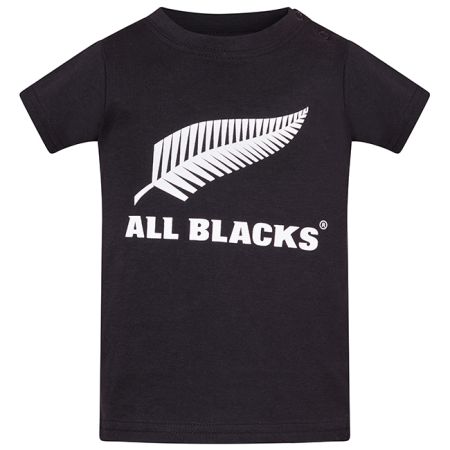 Baby Official Rugby T-Shirt All Blacks Black - Dusport
