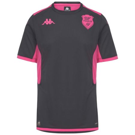 Stade Français Paris grey rugby training t-shirt Kappa