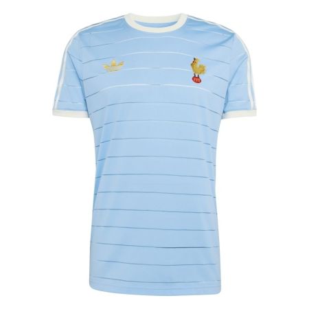 T-shirt rugby France 120ans du crunch bleu - adidas original 