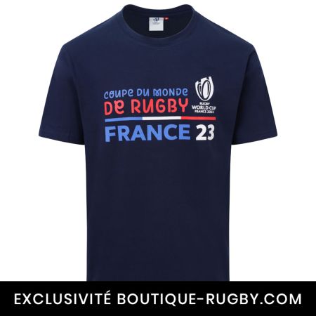 Rugby T-shirt World Cup France 2023 Blue - Sportfolio