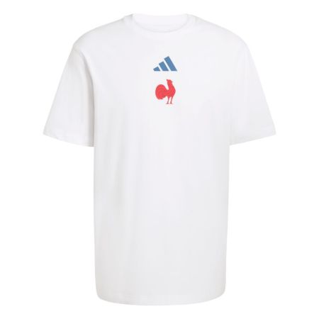 Rugby T-Shirt FFR White 2025/2026 - Adidas