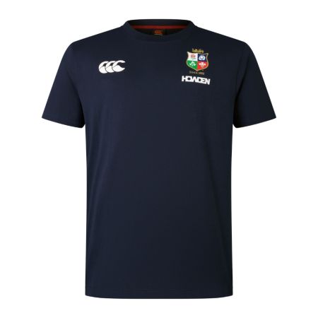 Rugby Jersey Cotton T-Shirt British & Irish Lions Navy Blue - Canterbury