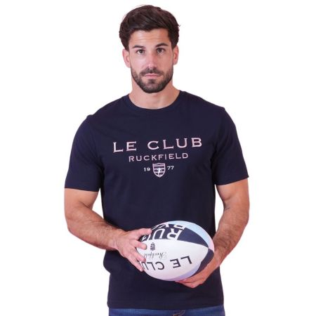 T-shirt bleu marine uni Ruckfield Le CLub
