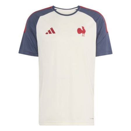 Kids Rugby T-shirt Performance France Rugby Beige adidas