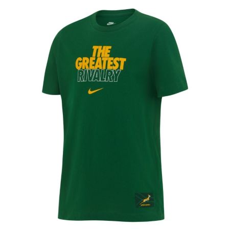 Nike Springboks children's green T-shirt Tour AB graphic front view