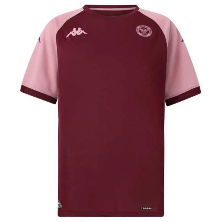 Mokiba Kids' Rugby Training T-shirt Burgundy/Pink - Kappa

