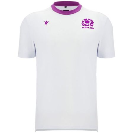 Men’s Rugby Lifestyle T-Shirt Scotland White 2025/2026 - Macron

