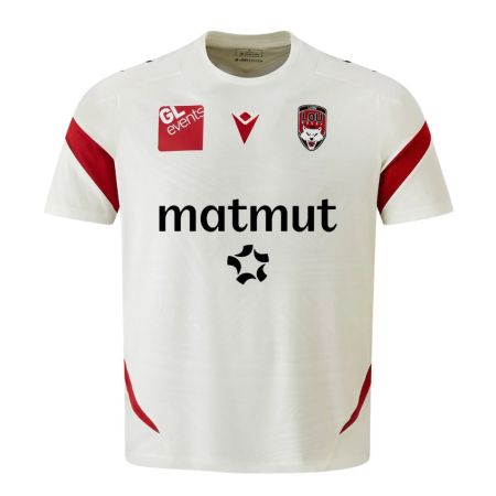 Rugby T-Shirt Lyon Lou Training Ruck White - Macron