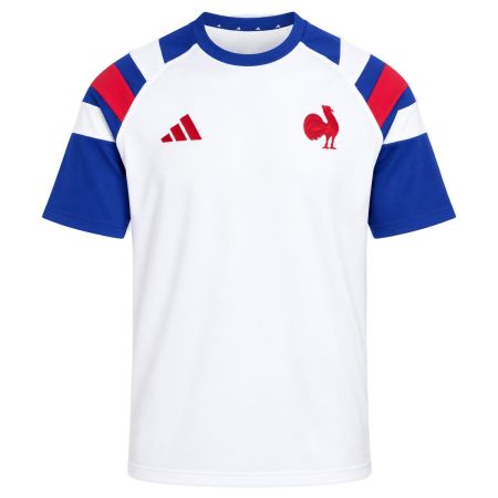 adidas France Rugby travel t-shirt white men