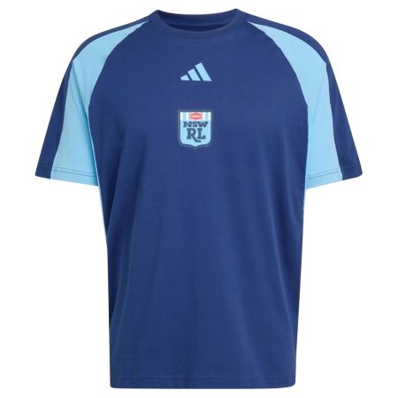New South Wales navy blue rugby t-shirt embroidered logo Adidas