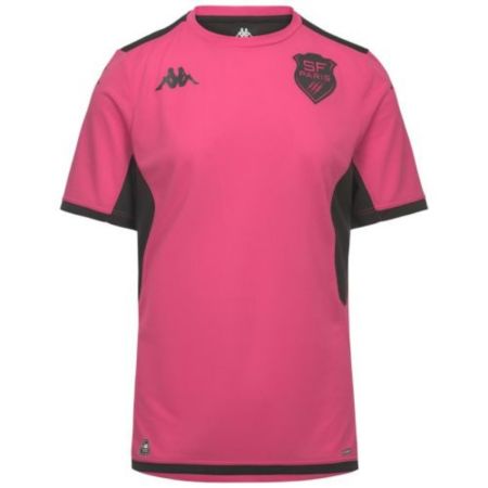Stade Français Paris rugby training T-shirt pink 2026/2027 Kappa