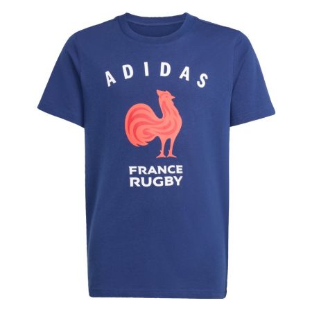 France 2025/2026 Graphic Rugby T-shirt for Kids - Adidas