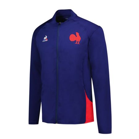 France rugby presentation zip-up blue jacket - Le coq sportif