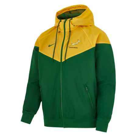 Nike Windrunner Springboks Gorge Green Jacket front view men's