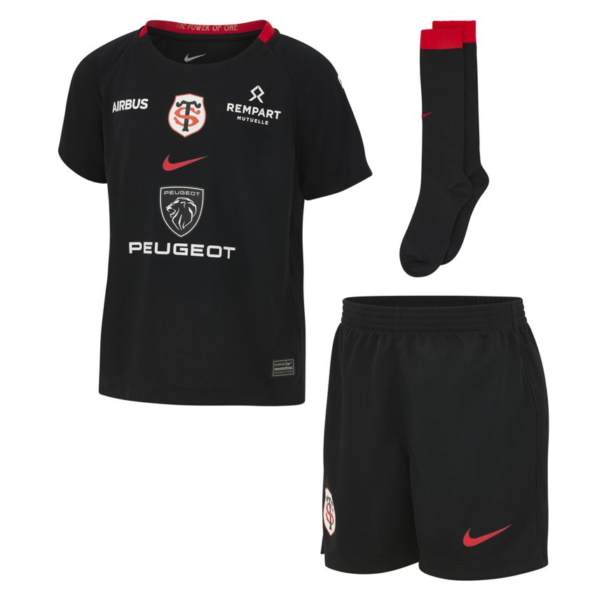 Stade Toulousain Kids Rugby Kit Home 2023/2024 - Nike | boutique-rugby.com