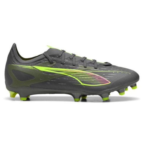 ULTRA 5 MATCH Rugby Boots FG/AG Molded Studs Firm Ground Grey/Green - Puma